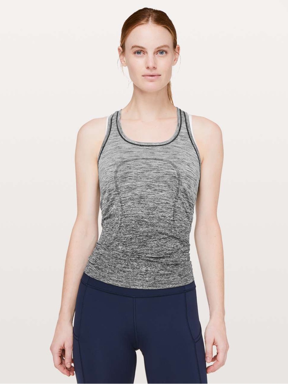 Lululemon Swiftly Tech Racerback - 
Black / White (Ombre)